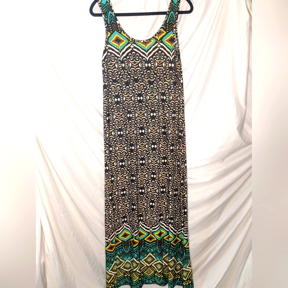 California Woman Stretch Maxi Dress, Large - Picture 1 of 8